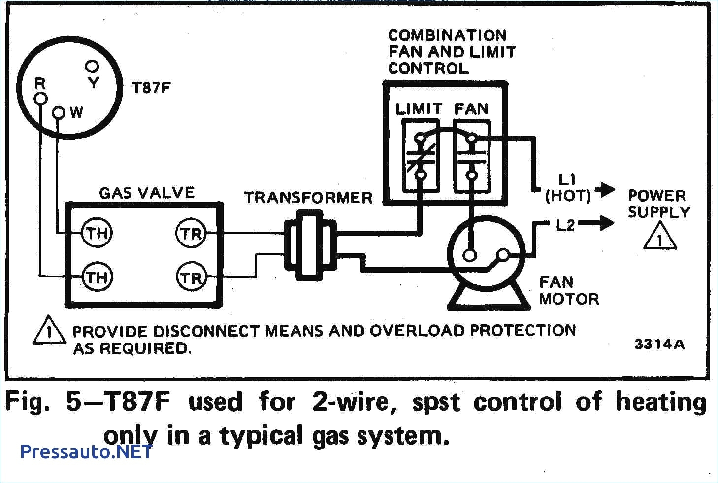 Gas Heat Furnace Wiring Diagram Schematic | Manual E-Books - Gas