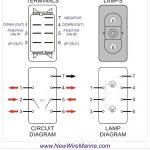 On Off On | Marine Rocker Switch | Carling Vjd1 | New Wire Marine   Carling Switch Wiring Diagram