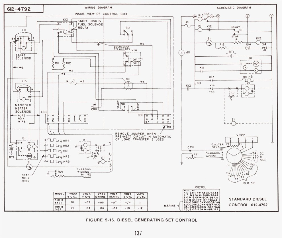Onan Generator Wiring Diagram 0611 1271 | Wiring Diagram - Onan Generator Wiring Diagram
