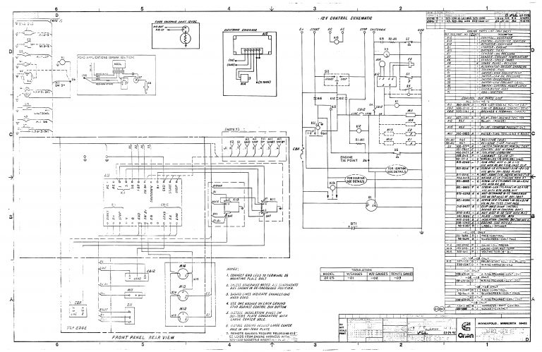 Onan Wiring Harness Color Code