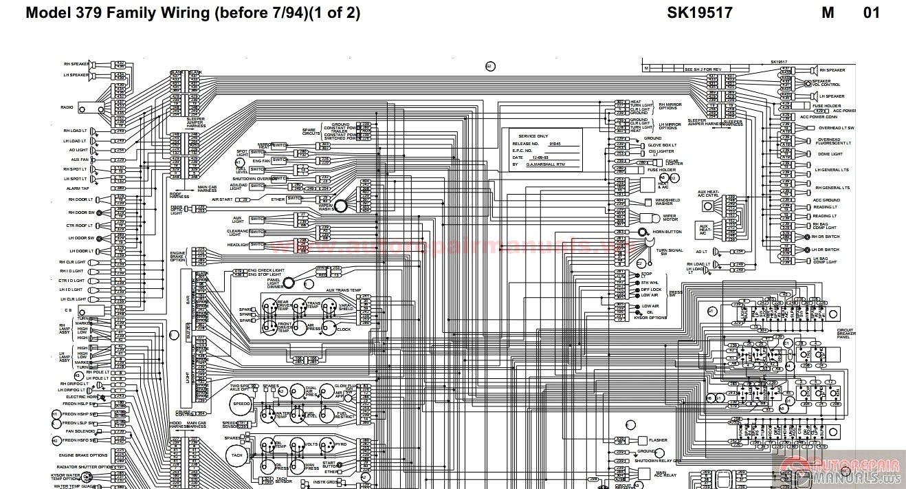 Peterbilt Sleeper Wiring Diagram – Simple Wiring Diagram - Peterbilt Wiring Diagram Free