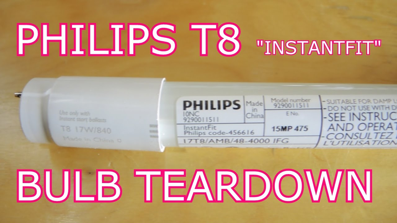 Philips T8 Led Tube Tear Down: The Most Boring Teardown Yet - T8 Led Tube Wiring Diagram