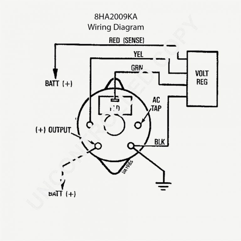 Ford 3 wire alternator wiring diagram herereka
