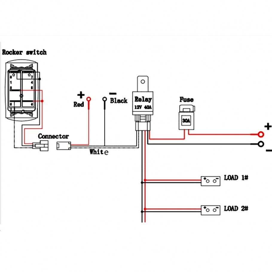 Pictures Led Rocker Switch Wiring Diagram 4 Pin Toggle Wellread Pole - Relay Switch Wiring Diagram