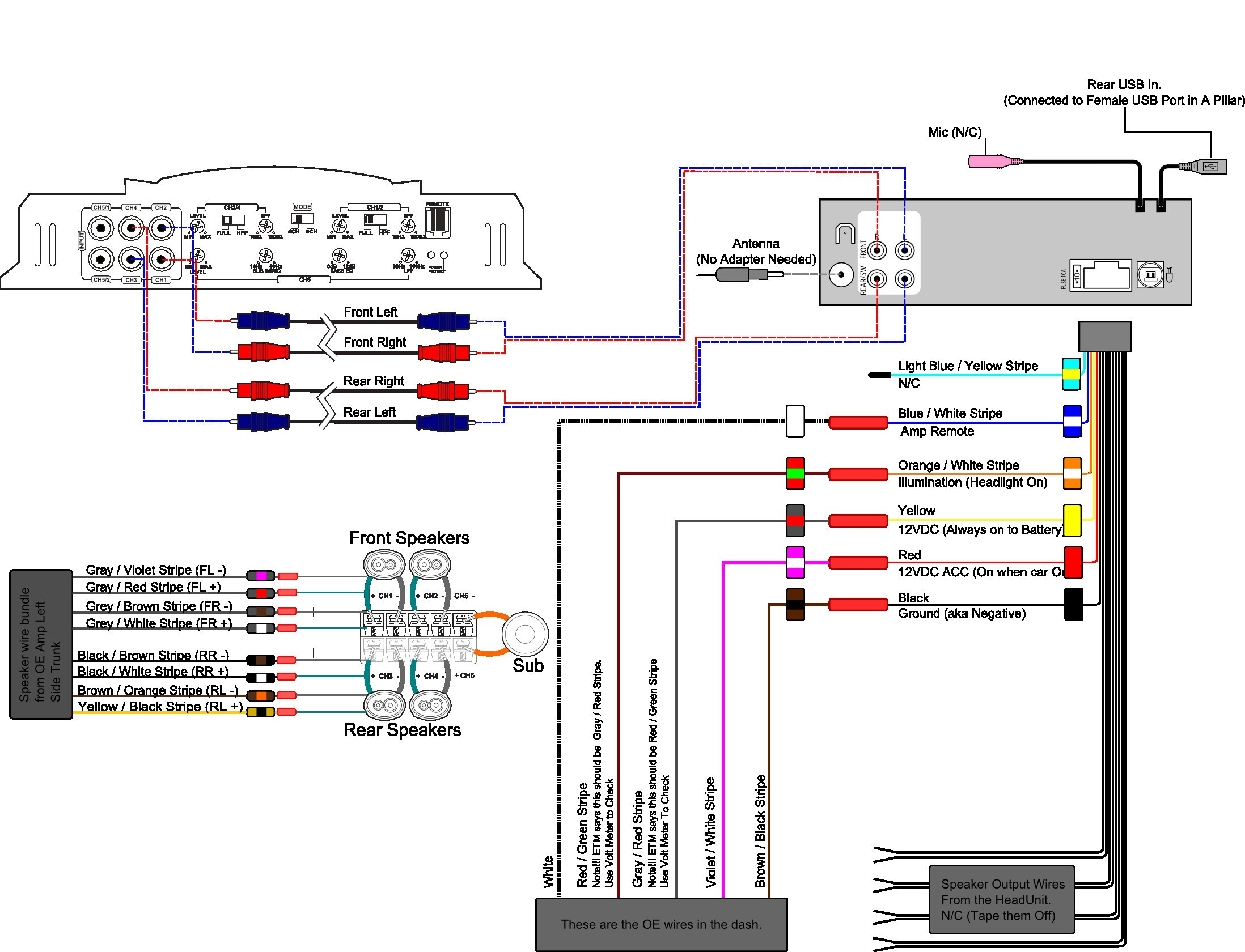 Pioneer Deh-1100Mp Car Stereo Wiring Diagram - Database  