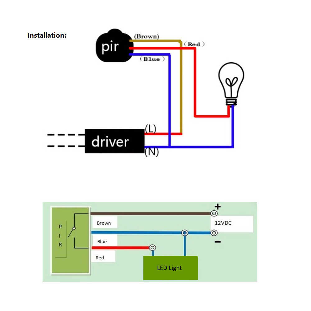Pir Wall Switch Wiring Diagram | Wiring Diagram - Motion Sensor Wiring Diagram
