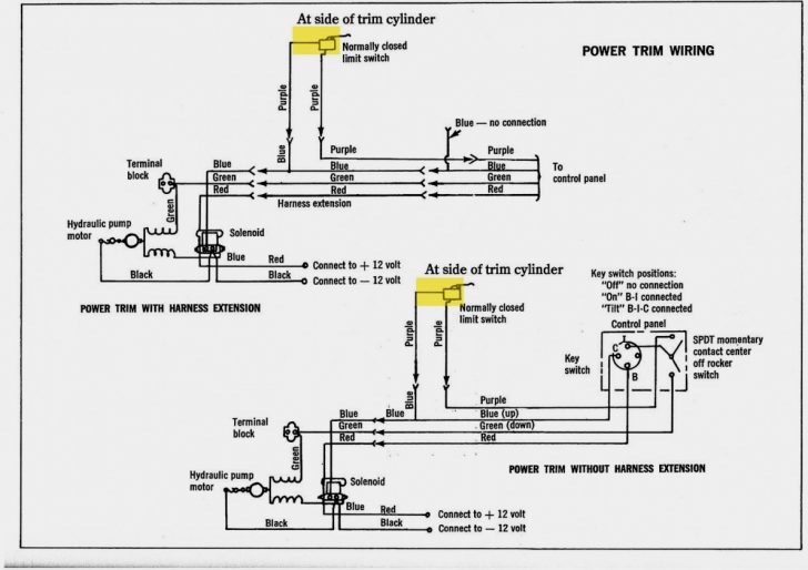 Power Tilt And Trim Wiring - Wiring Diagram Schematic Name - Mercruiser