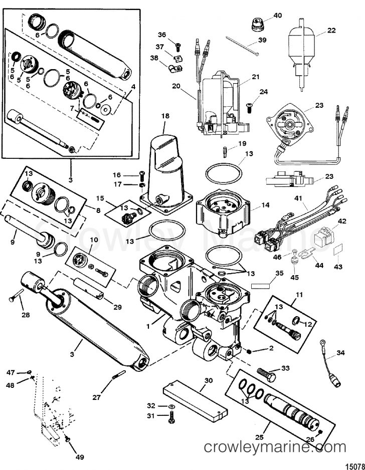 Power Trim And Tilt Kit(826729A4) - Various Years Rigging Parts Trim