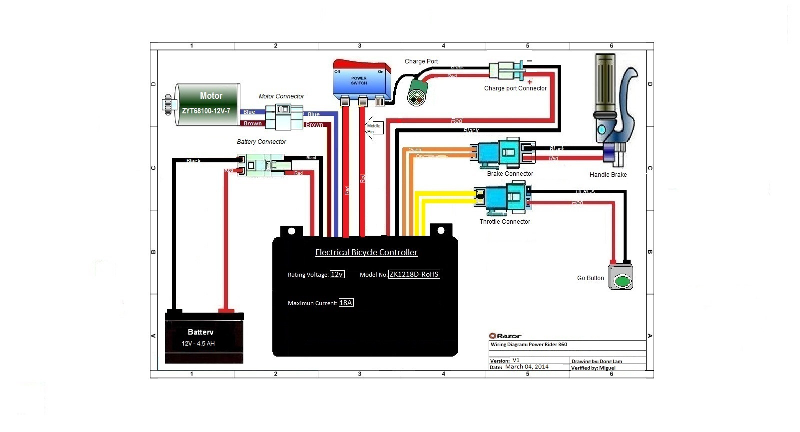 Razor Manuals - Hoverboard Wiring Diagram