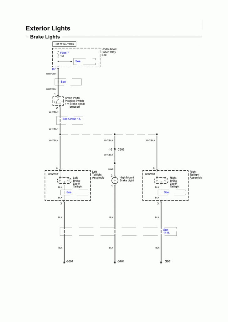 Repair Guides Wiring Diagrams Wiring Diagrams (1 Of 30 Brake