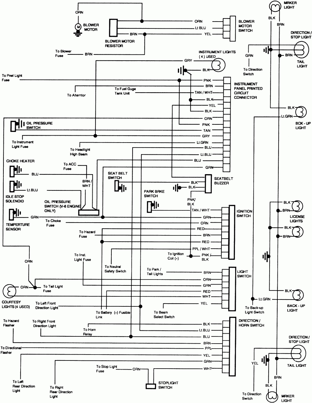 Repair Guides | Wiring Diagrams | Wiring Diagrams | Autozone - 1978 Chevy Truck Wiring Diagram