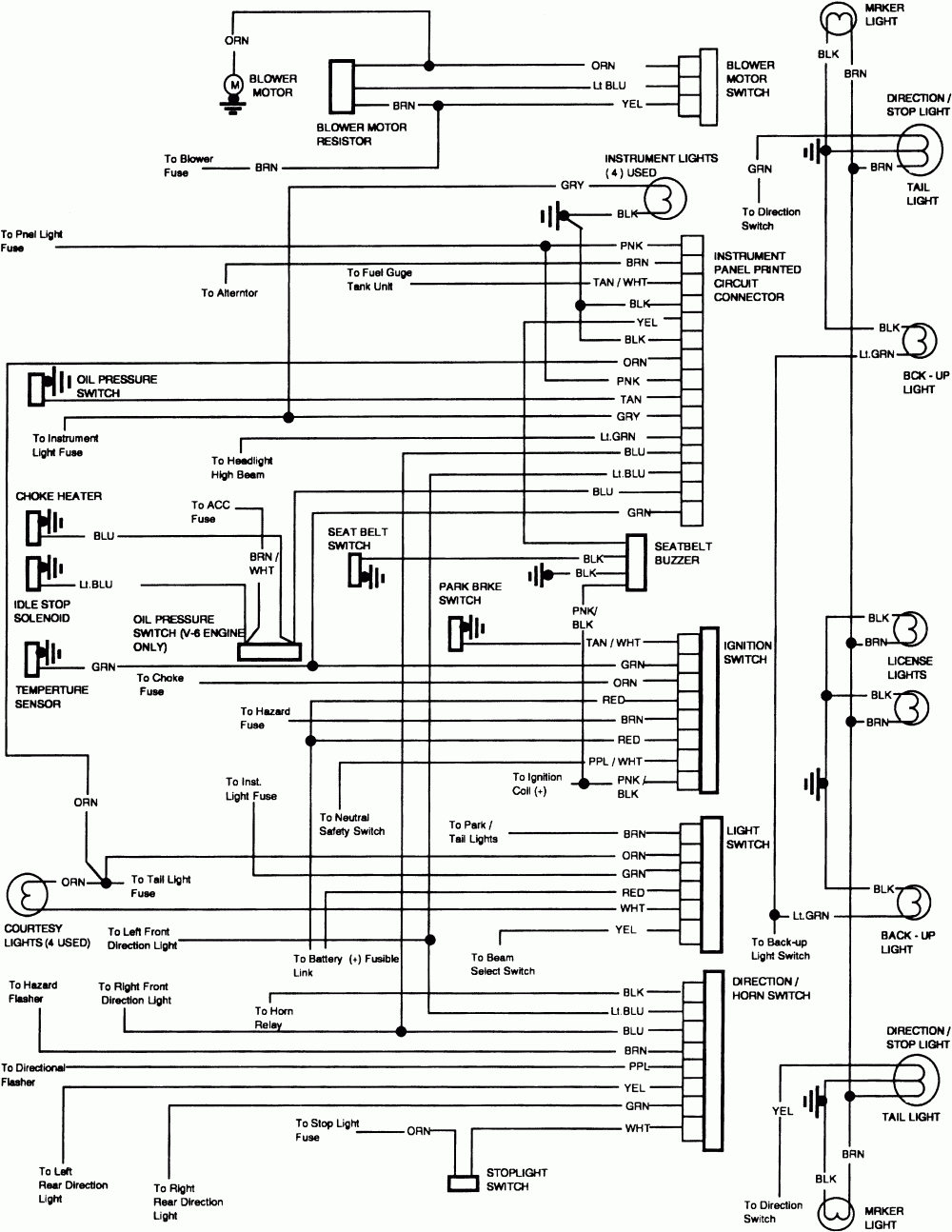 Repair Guides | Wiring Diagrams | Wiring Diagrams | Autozone - General Motors Wiring Diagram