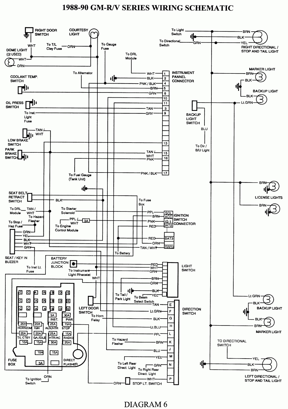 Repair Guides | Wiring Diagrams | Wiring Diagrams | Autozone - Tail Light Wiring Diagram Chevy