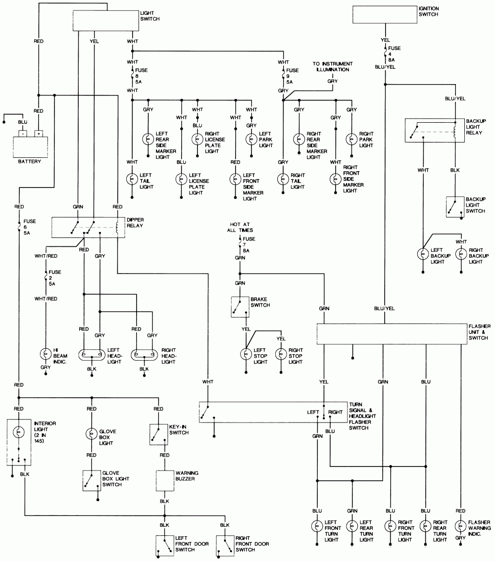 Repair Guides | Wiring Diagrams | Wiring Diagrams | Autozone - Vw Subaru Conversion Wiring Diagram