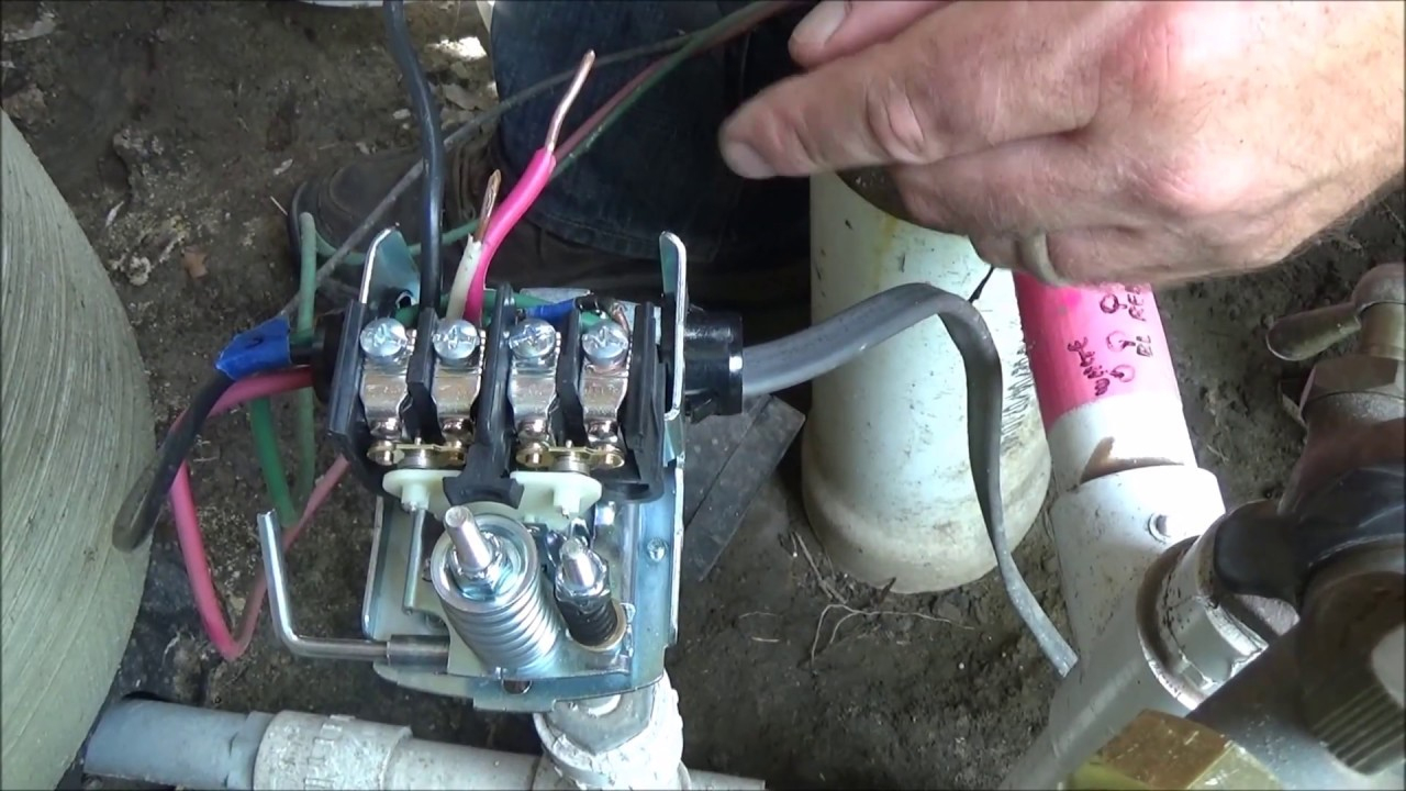 Replacing A Well Pump Pressure Switch (Burnt Contact Points) - Youtube - Well Pump Pressure Switch Wiring Diagram