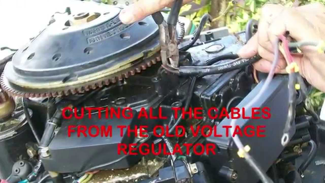 Replacing The $100 Voltage Regulator On Outboard Motors With A $4 - Mercury Outboard Rectifier Wiring Diagram