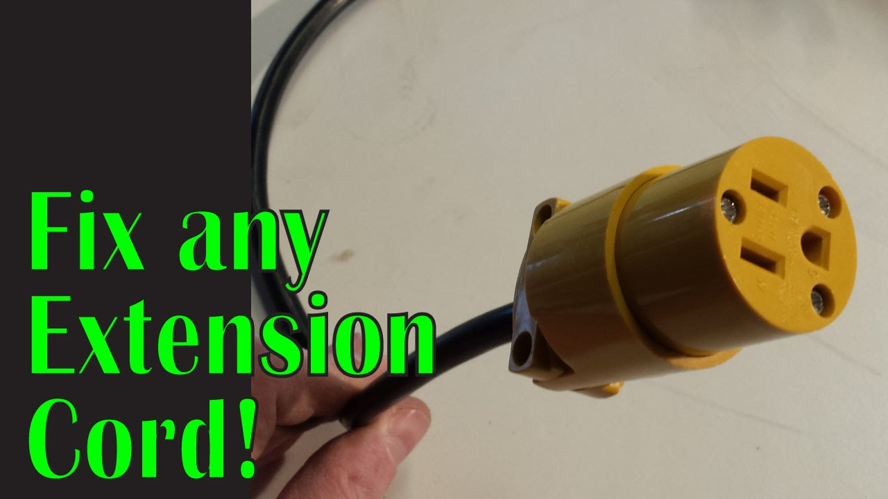 3 Prong Extension Cord Wiring Diagram - Cadician's Blog