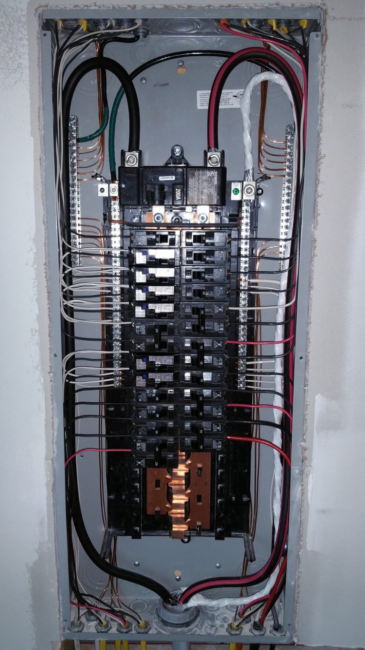 200 amp breaker wire size