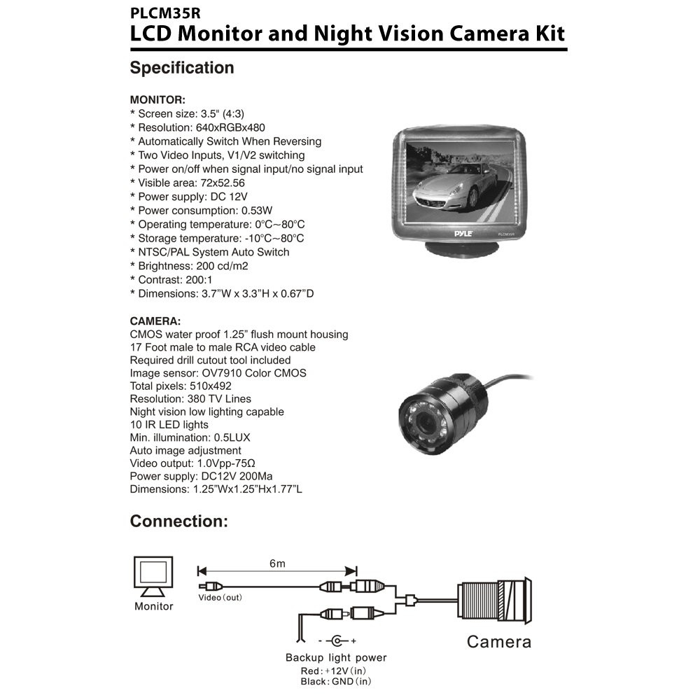 Reversing Camera Monitor Tft Lcd Wiring Diagram | Wiring Diagram - Tft Lcd Monitor Reversing Camera Wiring Diagram