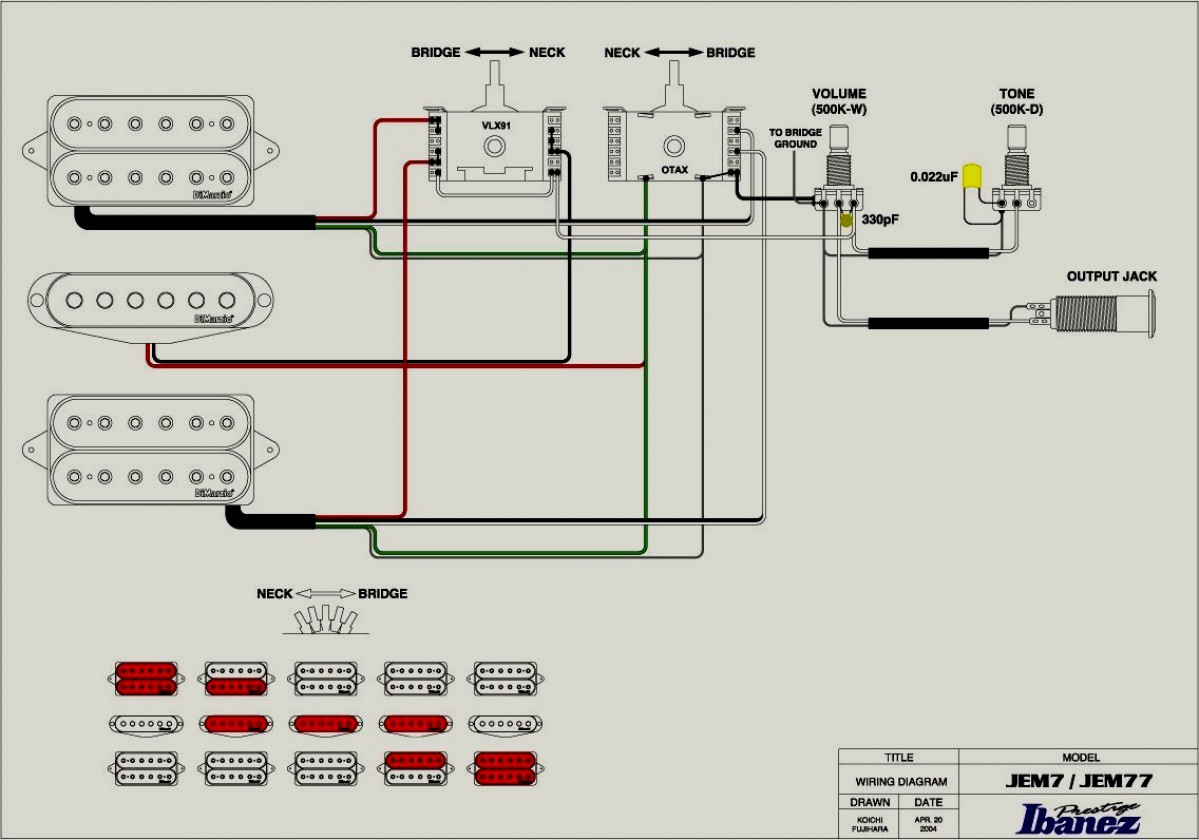 ibanez wiring diagrams