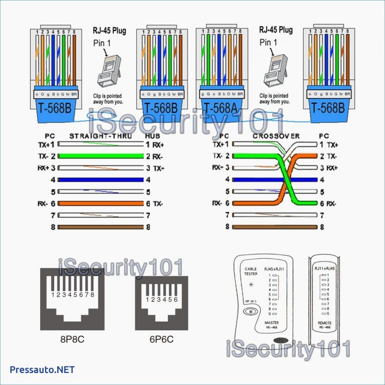 Rj45 Wall Wiring Diagram | Manual E-Books - Rj45 Wall Socket Wiring ...