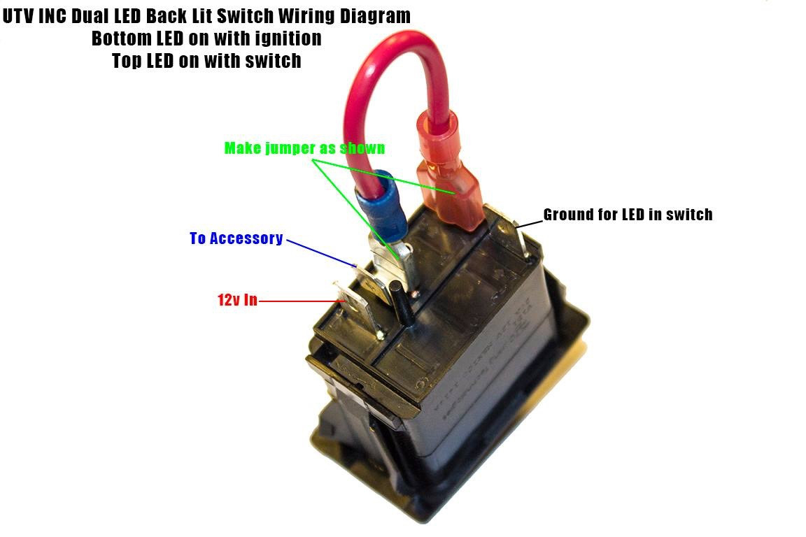 Rocker Switch Help Kawasaki Teryx Forum Exceptional Pin Toggle - 4 Pin Rocker Switch Wiring Diagram