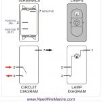 Rocker Switch Wiring Diagrams | New Wire Marine   Carling Switches Wiring Diagram