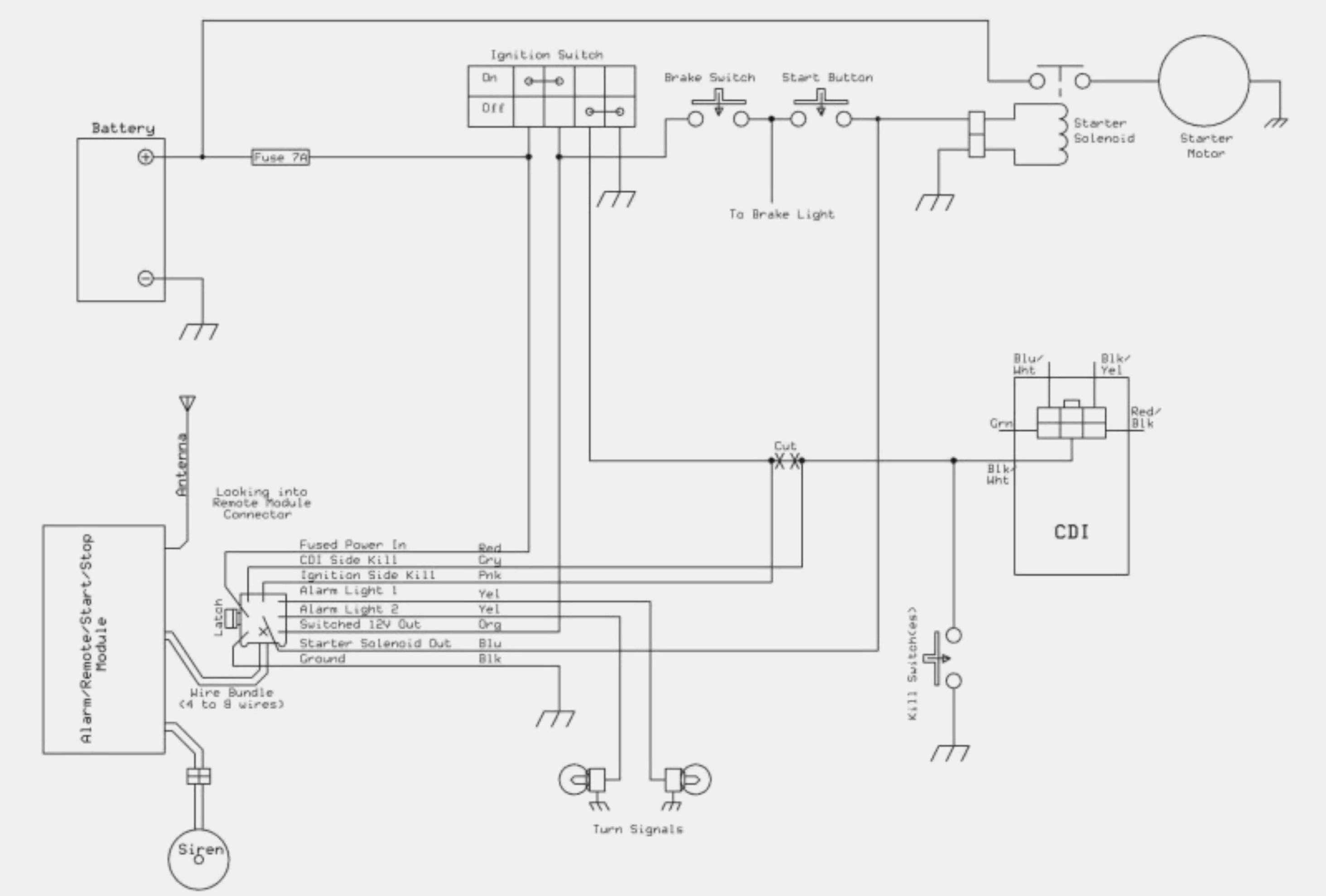 Rocketa Ignition Switch Wire Diagram Three | Wiring Diagram - Honda Gx390 Wiring Diagram