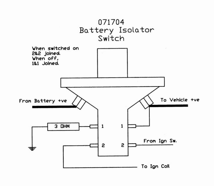 Rv Battery Disconnect Switch Wiring Diagram Luxury Battery Switch