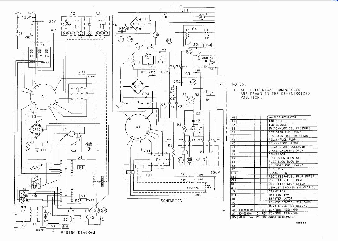 Rv Generator Wiring Diagrams | Wiring Diagram - Onan Generator Wiring Diagram