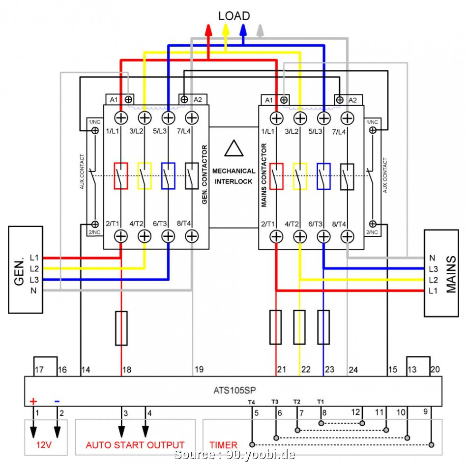 Rv Power Transfer Switch Wiring Diagram | Wiring Diagram - Rv Transfer Switch Wiring Diagram