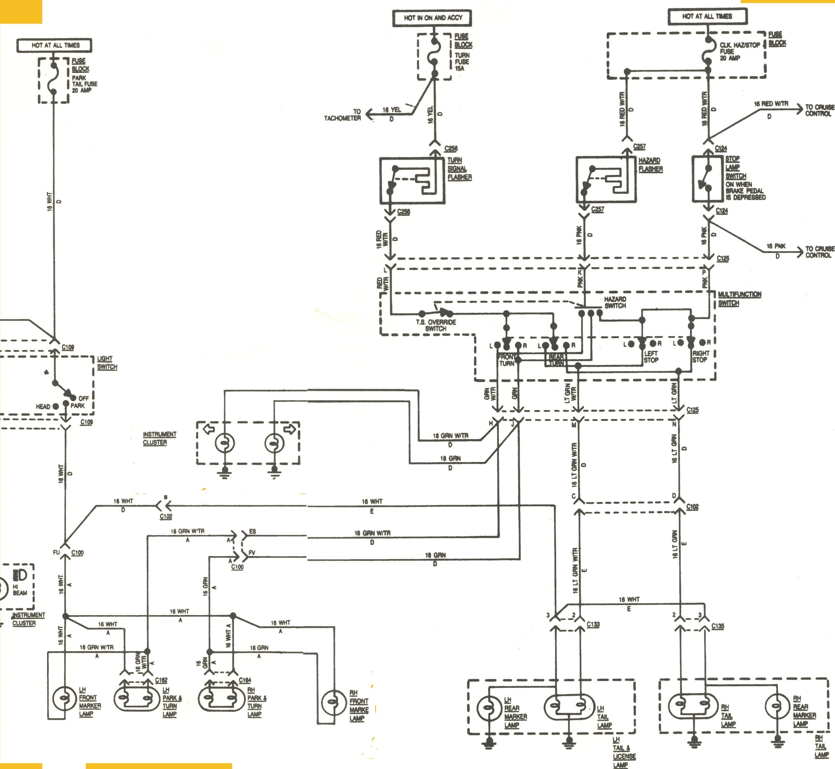S10 Turn Signal Wiring Diagram - Wiring Diagrams Hubs - Turn Signal Wiring Diagram