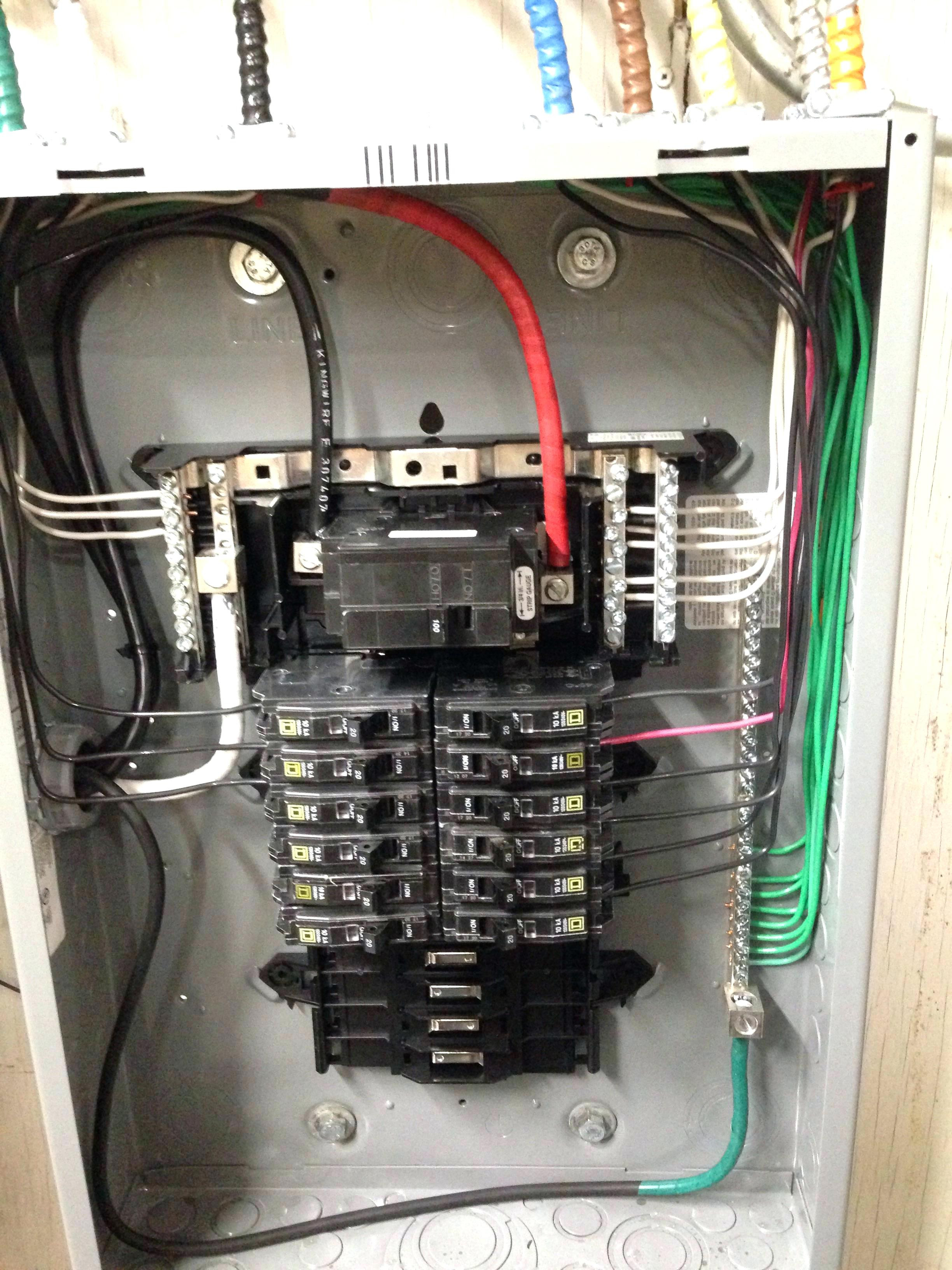 wire size to feed 100 amp subpanel