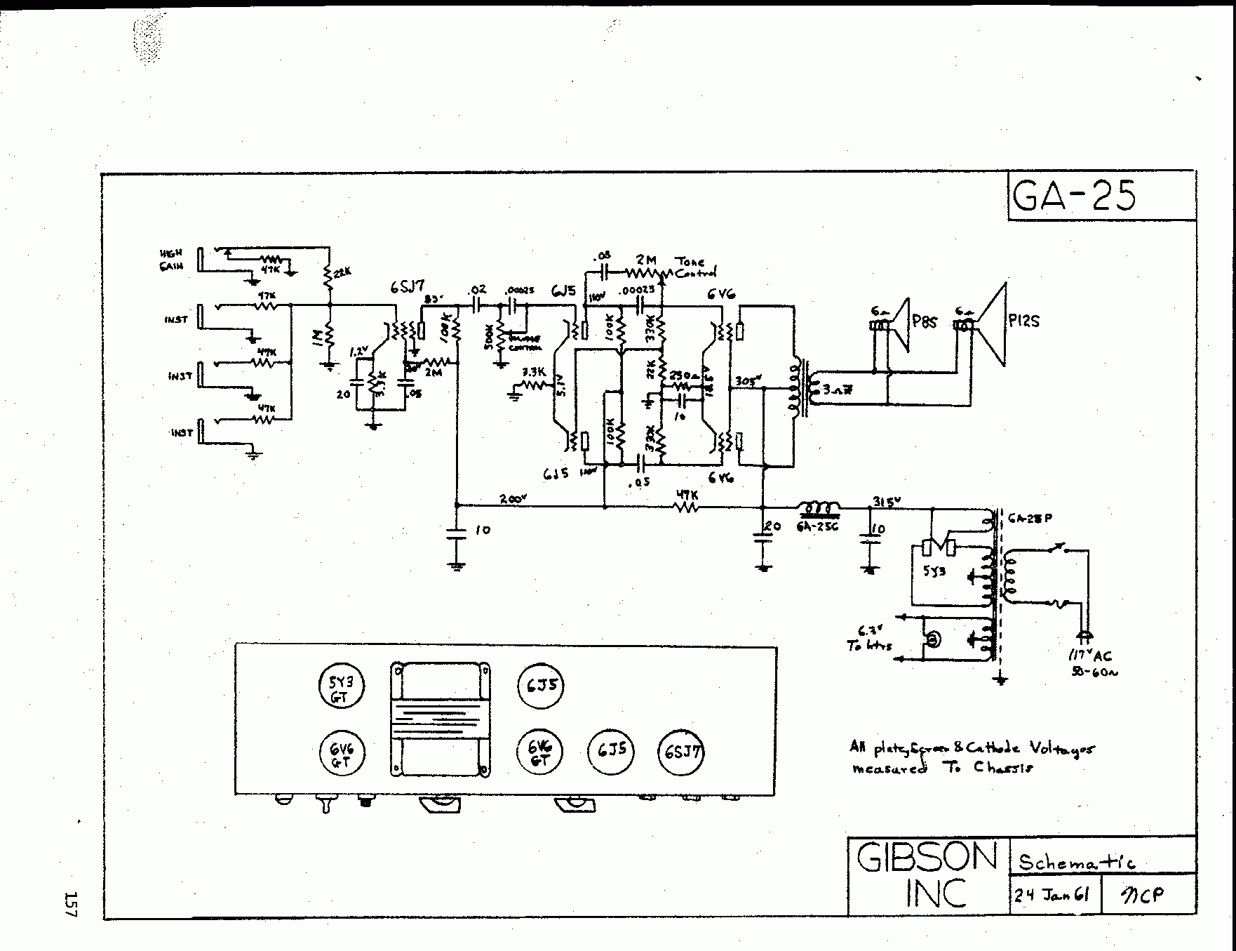 Schematics - Epiphone Les Paul Wiring Diagram