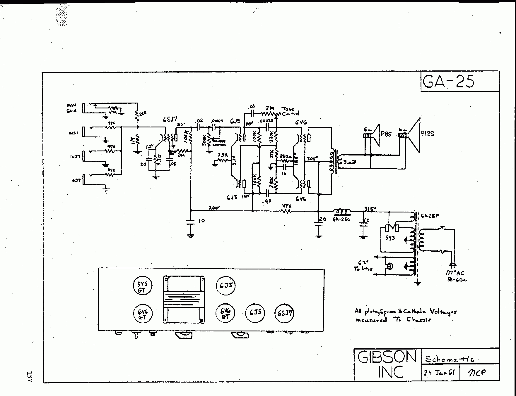 Schematics - Les Paul Wiring Diagram