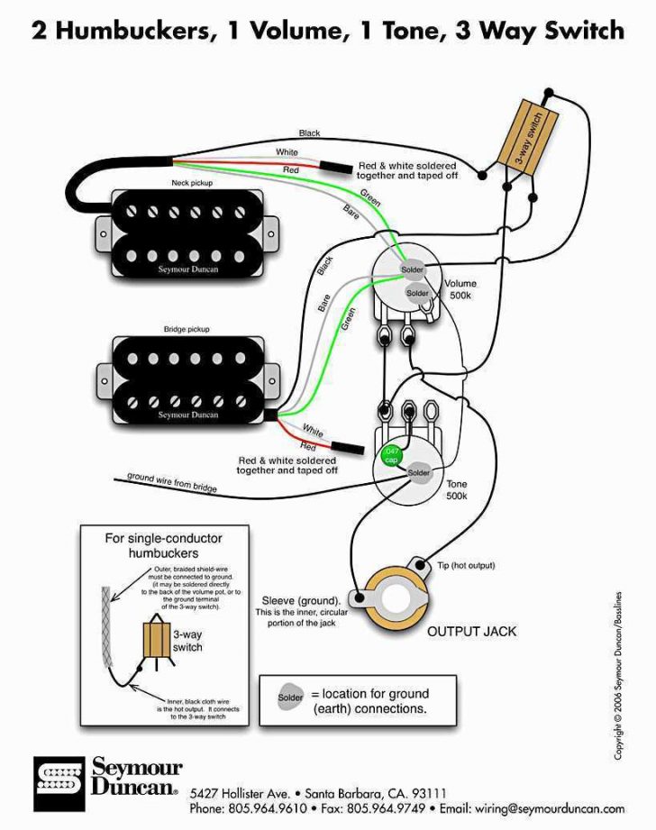 seymour duncan wiring diagrams 2 humbuckers