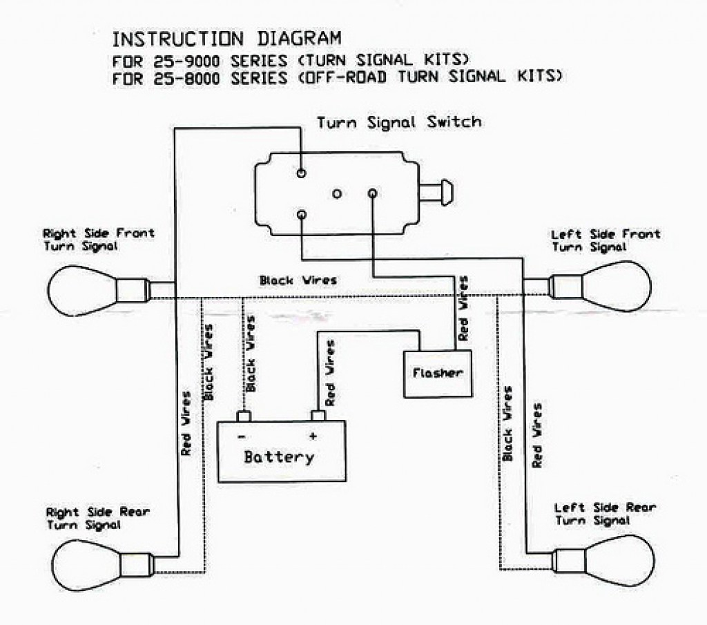 Signal Wiring Diagram | Manual E-Books - Universal Turn Signal Switch Wiring Diagram