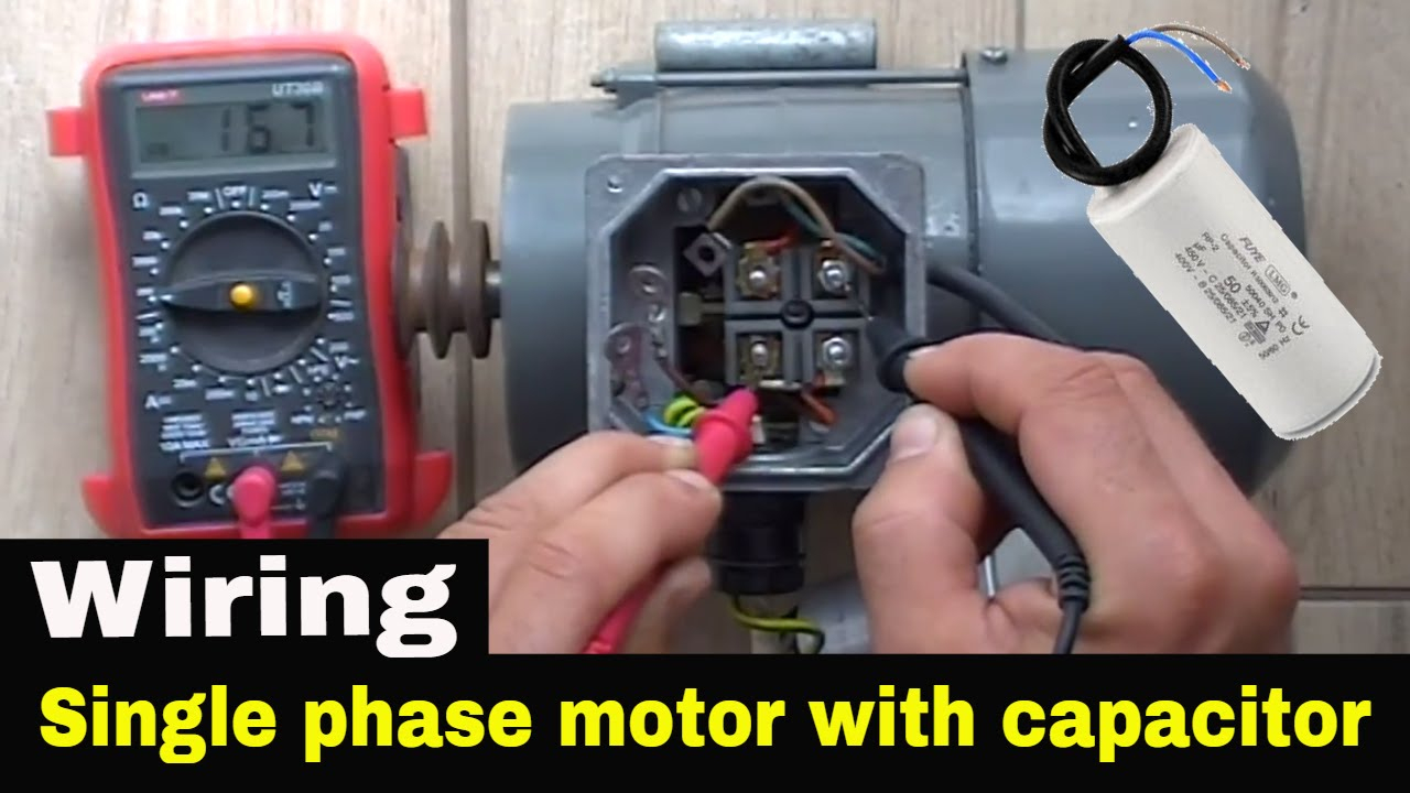 Single Phase Capacitor Start Motor Wiring | Wiring Diagram - Single Phase Motor Wiring Diagram With Capacitor Start