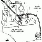 Solved: 1988 Ranger, 2.3 , Oil Light Stays On. Where   Fixya   Oil Pressure Switch Wiring Diagram