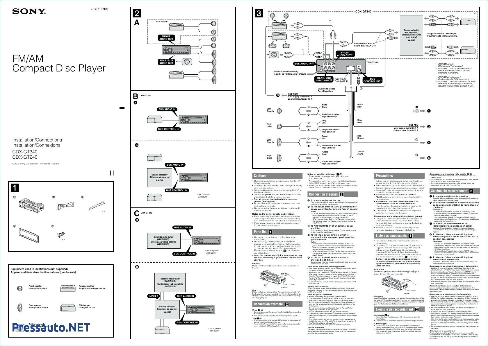 Sony Cdx Gt56Uiw Wiring Harness Diagram - Wiring Diagrams Hubs - Sony Xplod Wiring Harness Diagram