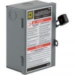 Square D 30 Amp 240 Volt 2 Pole Fused Indoor Light Duty Safety   30 Amp Disconnect Wiring Diagram
