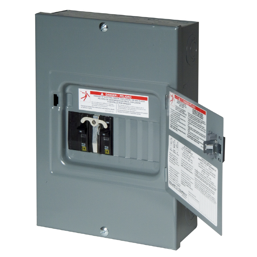 Square D 8-Circuit 8-Space 60-Amp Main Breaker Load Center At Lowes - 30 Amp Sub Panel Wiring Diagram