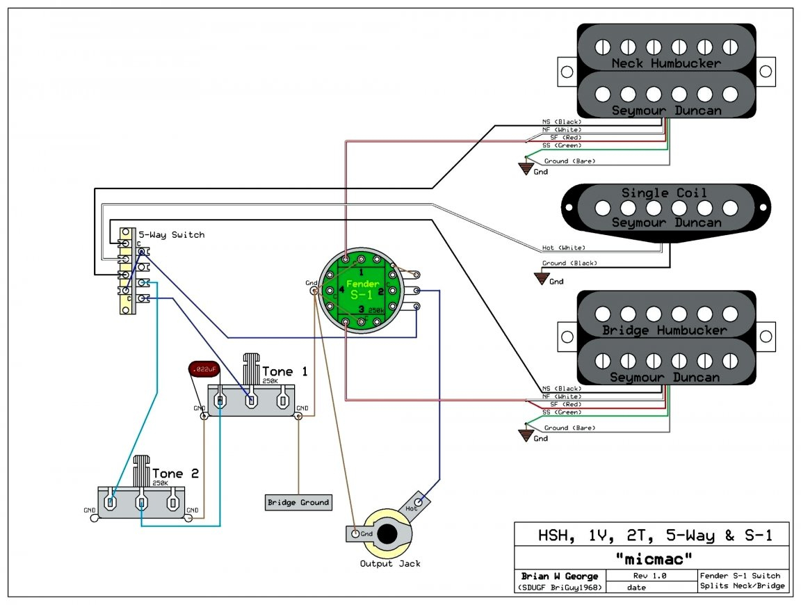 Sss Active B Pickup Wiring Diagram | Wiring Diagram - Prs Wiring Diagram