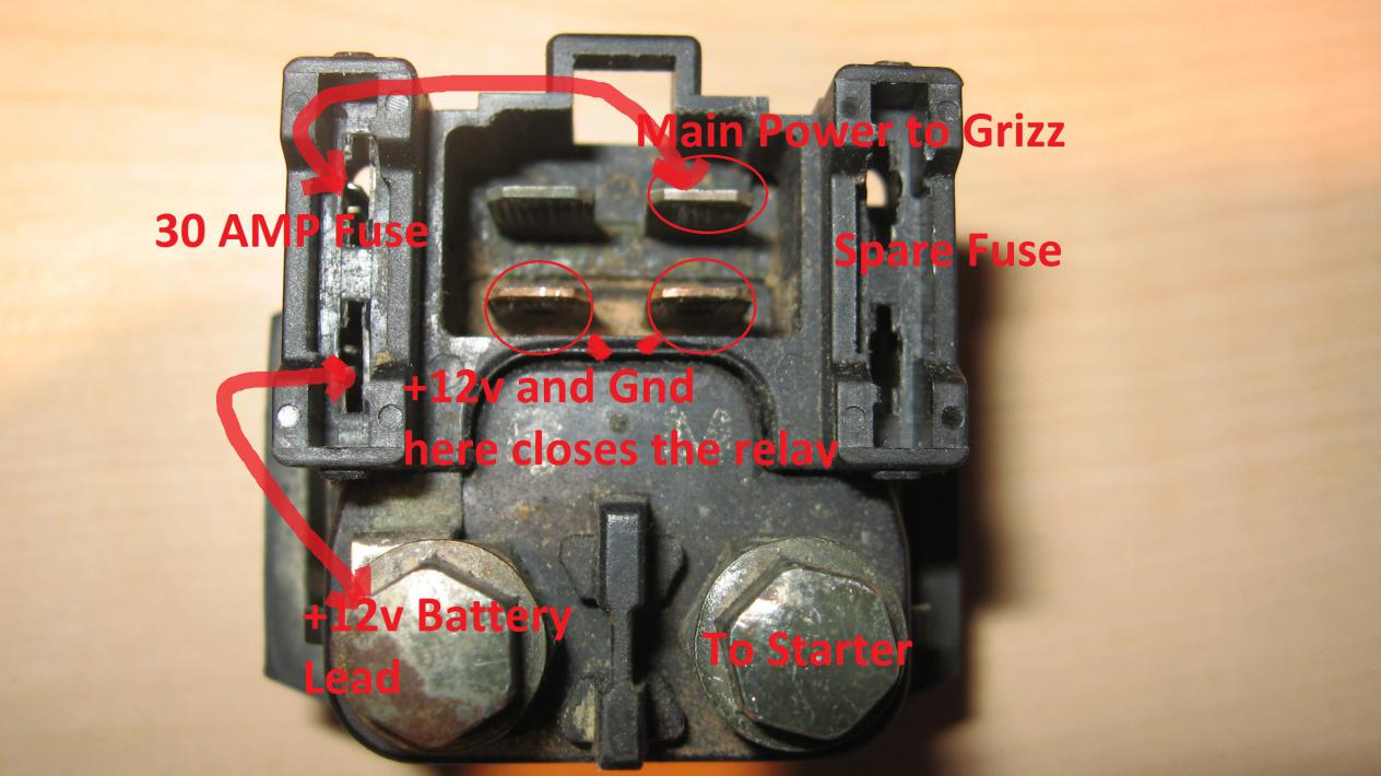 Starter Relay (Solenoid) 101 - Yamaha Grizzly Atv Forum - Starter Solenoid Wiring Diagram Ford