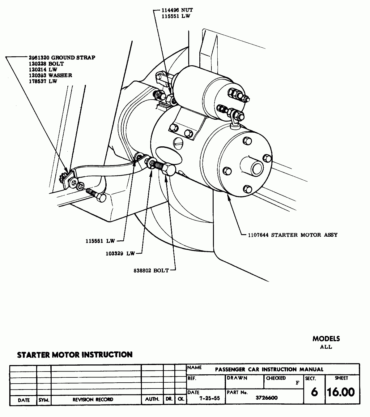 Starter Wiring Diagram Chevy 350