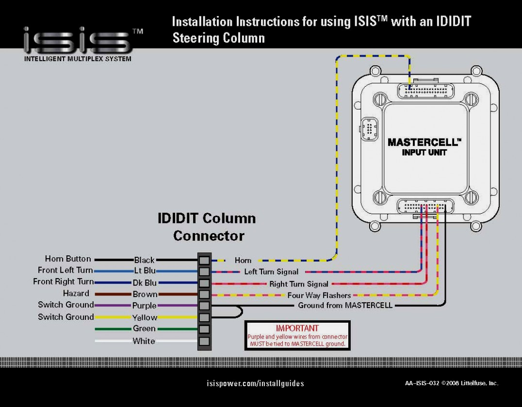 Steering Column Wiring Diagram - Schema Wiring Diagram - Ididit Steering Column Wiring Diagram