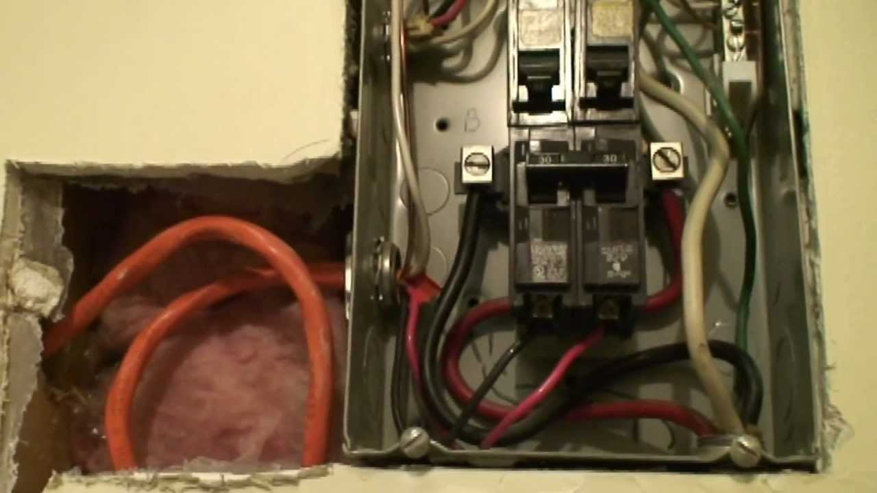 Subpanel Wiring For Workshop - Youtube - 30 Amp Sub Panel Wiring Diagram