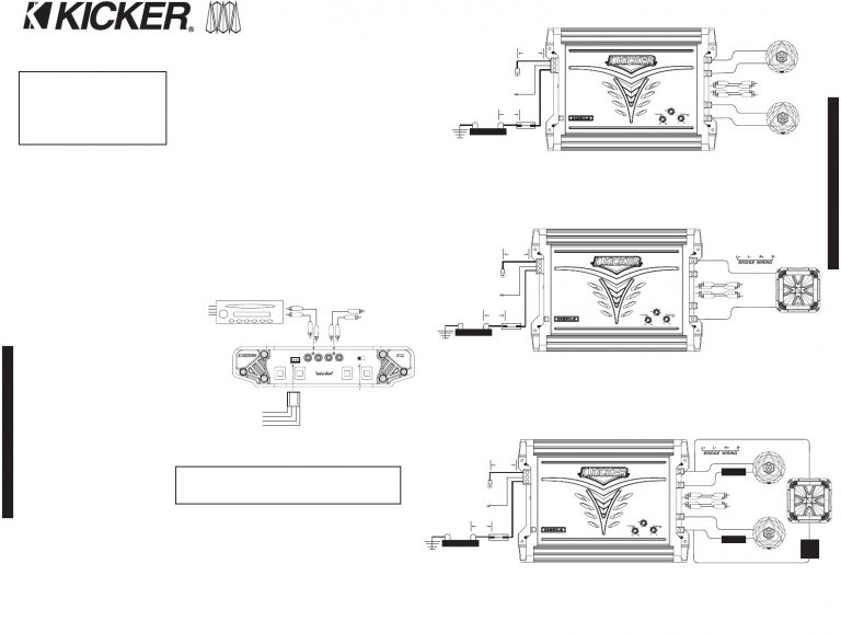 Subwoofer Wiring Diagrams Within Kicker Comp 12 Diagram In - Kicker