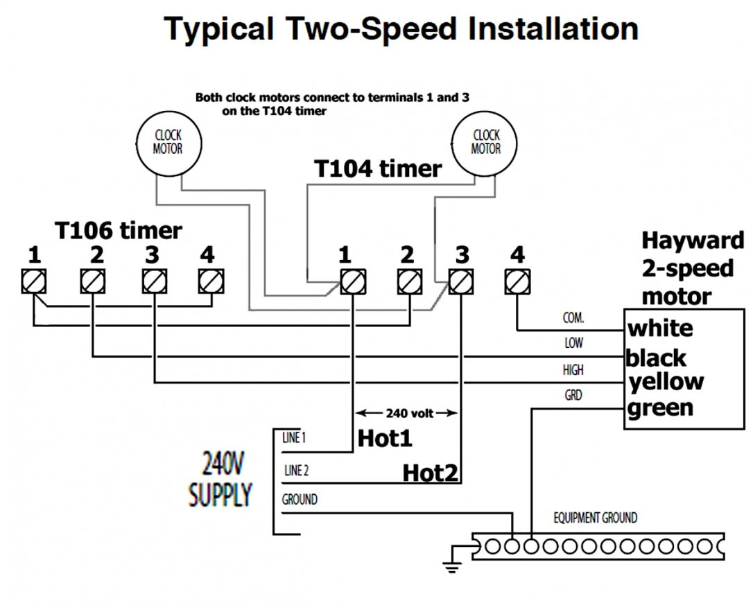 Swimming Pool Hayward Pump Capacitor Wiring Diagram | Wiring Diagram - Hayward Super Pump Wiring Diagram 230V