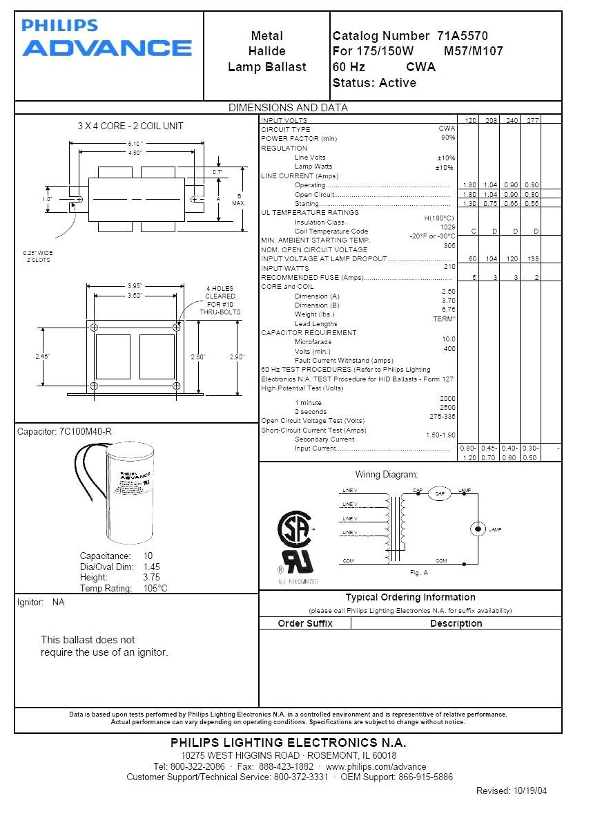 2 Lamp T12 Ballast Wiring Diagram